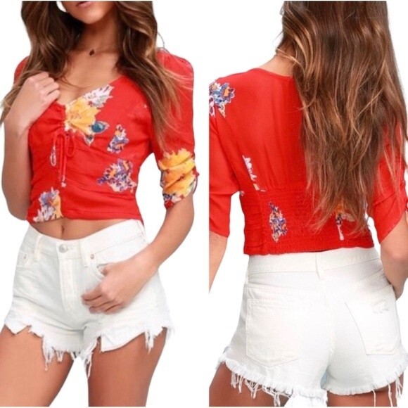 NWT Free People Loving Good Vibrations White Distressed Jean Shorts Size 27 NEW - Picture 16 of 16